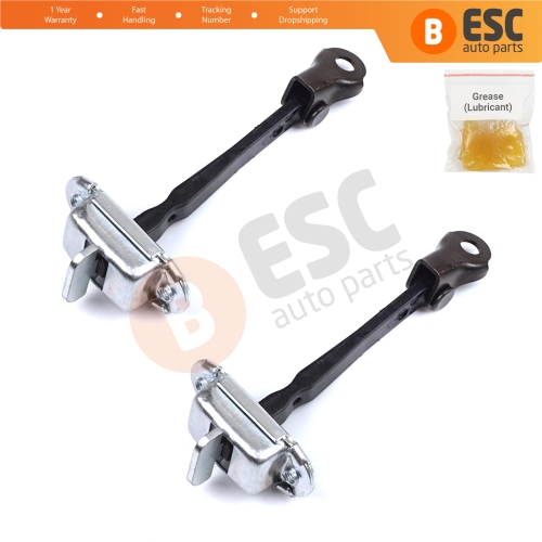 2 Pieces Rear Door Hinge Stop Check Strap Limiter for Citroen C1 Peugeot 108 Toyota Aygo MK2 2014-On 5-Door B000873380   
