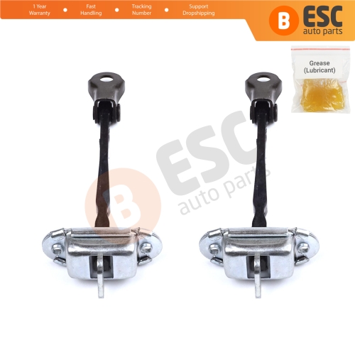 2 Pieces Rear Door Hinge Stop Check Strap Limiter for Citroen C1 Peugeot 108 Toyota Aygo MK2 2014-On 5-Door B000873380   