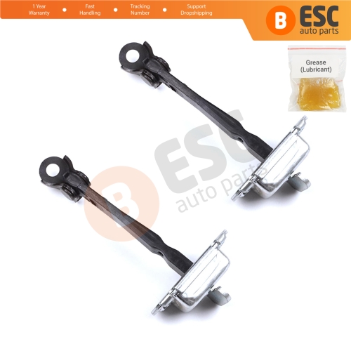 2 Pieces Rear Door Hinge Stop Check Strap Limiter for Citroen C1 Peugeot 108 Toyota Aygo MK2 2014-On 5-Door B000873380   