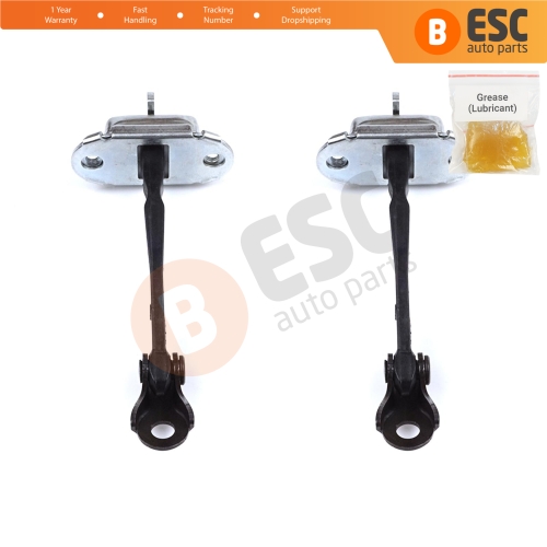 2 Pieces Rear Door Hinge Stop Check Strap Limiter for Citroen C1 Peugeot 108 Toyota Aygo MK2 2014-On 5-Door B000873380   