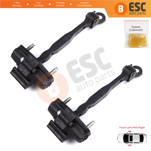 2 Pieces Front Door Hinge Stop Check Strap Limiter for Citroen C3 Aircross MK2 A88 2017-2024 YQ00232780