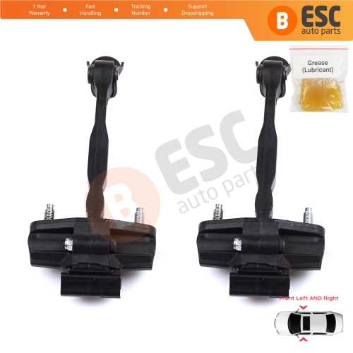2 Pieces Front Door Hinge Stop Check Strap Limiter for Citroen C3 Aircross MK2 A88 2017-2024 YQ00232780
