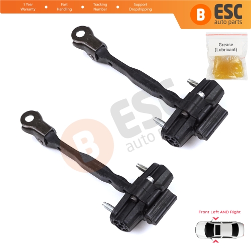 2 Pieces Front Door Hinge Stop Check Strap Limiter for Citroen C3 Aircross MK2 A88 2017-2024 YQ00232780