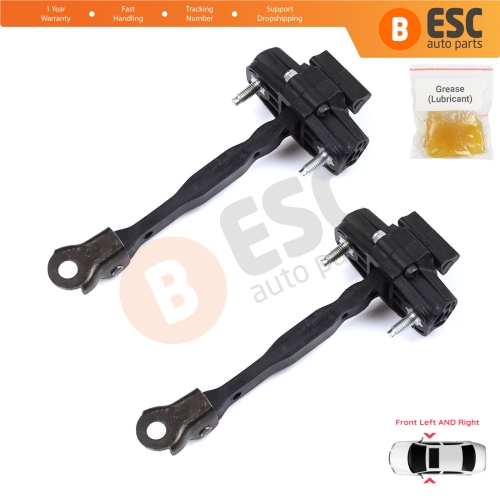 2 Pieces Front Door Hinge Stop Check Strap Limiter for Citroen C3 Aircross MK2 A88 2017-2024 YQ00232780