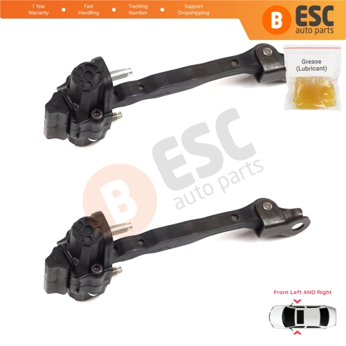 2 Pieces Front Door Hinge Stop Check Strap Limiter for Citroen C3 Aircross MK2 A88 2017-2024 YQ00232780