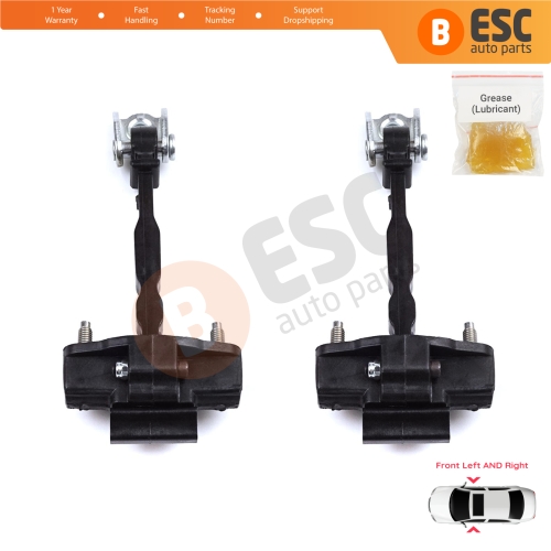 2 Pieces Front Door Hinge Stop Check Strap Limiter for Peugeot 308 MK3 408 Crossover DS4 Opel Astra L 2021-On 5-Door 9830837080