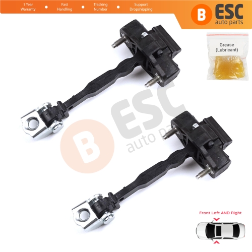 2 Pieces Front Door Hinge Stop Check Strap Limiter for Peugeot 308 MK3 408 Crossover DS4 Opel Astra L 2021-On 5-Door 9830837080