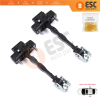 2 Pieces Rear Door Hinge Stop Check Strap Limiter for Peugeot 308 MK3 408 Crossover DS4 Opel Astra L 2021-On 5-Door 9830834180