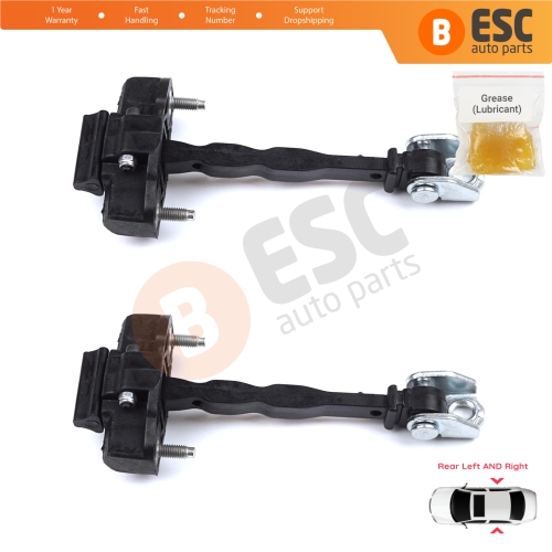 2 Pieces Rear Door Hinge Stop Check Strap Limiter for Peugeot 308 MK3 408 Crossover DS4 Opel Astra L 2021-On 5-Door 9830834180