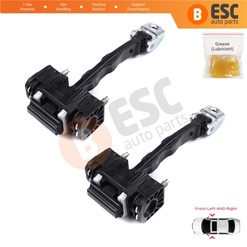 2 Pieces Front Door Hinge Stop Check Strap Limiter for Peugeot 508 508L MK2 R83 2018-On 4/5 Door 9816674280