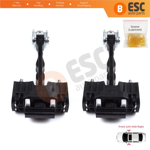 2 Pieces Front Door Hinge Stop Check Strap Limiter for Peugeot 508 508L MK2 R83 2018-On 4/5 Door 9816674280