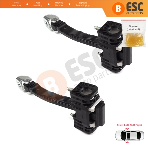 2 Pieces Front Door Hinge Stop Check Strap Limiter for Peugeot 508 508L MK2 R83 2018-On 4/5 Door 9816674280