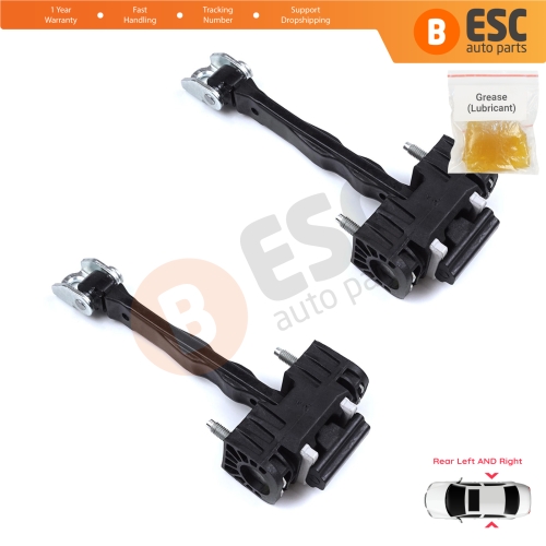 2 Pieces Rear Door Hinge Stop Check Strap Limiter for Peugeot 508 508L MK2 R83 2018-On 4/5 Door 9816673280