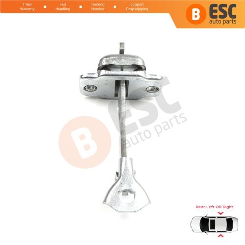 Rear Door Hinge Stop Check Strap Limiter for Citroen C1 Peugeot 107 Toyota Aygo 2005-2014 5-Door HB 9181J6