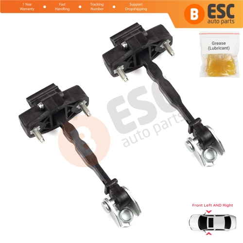 2 Pieces Front Door Hinge Stop Check Strap Limiter for Citroen C4 e-C4 C4X e-C4X MK3 2020-On 9831783580