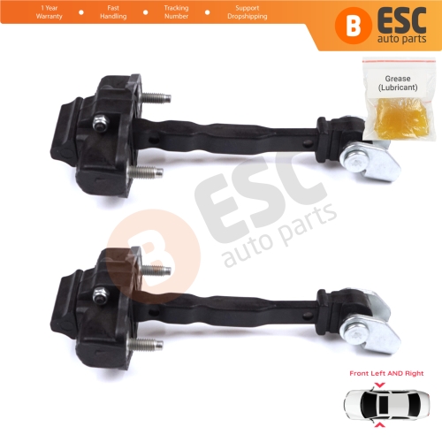 2 Pieces Front Door Hinge Stop Check Strap Limiter for Citroen C4 e-C4 C4X e-C4X MK3 2020-On 9831783580