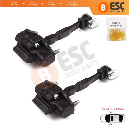 2 Pieces Front Door Hinge Stop Check Strap Limiter for Citroen C4 e-C4 C4X e-C4X MK3 2020-On 9831783580
