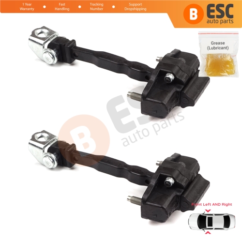 2 Pieces Front Door Hinge Stop Check Strap Limiter for Citroen C4 e-C4 C4X e-C4X MK3 2020-On 9831783580