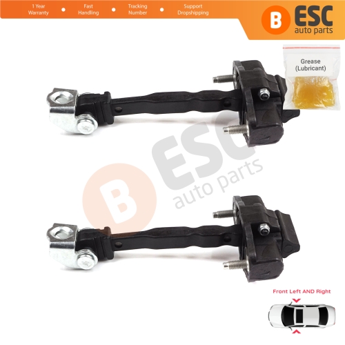 2 Pieces Front Door Hinge Stop Check Strap Limiter for Citroen C4 e-C4 C4X e-C4X MK3 2020-On 9831783580