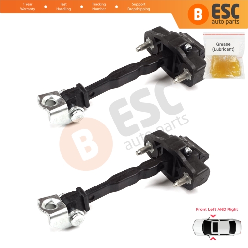 2 Pieces Front Door Hinge Stop Check Strap Limiter for Citroen C4 e-C4 C4X e-C4X MK3 2020-On 9831783580