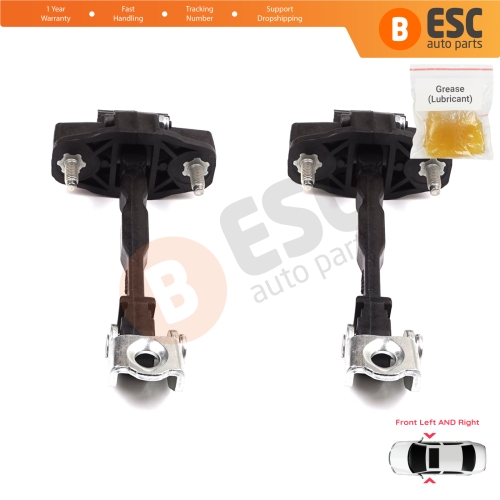 2 Pieces Front Door Hinge Stop Check Strap Limiter for Citroen C4 e-C4 C4X e-C4X MK3 2020-On 9831783580