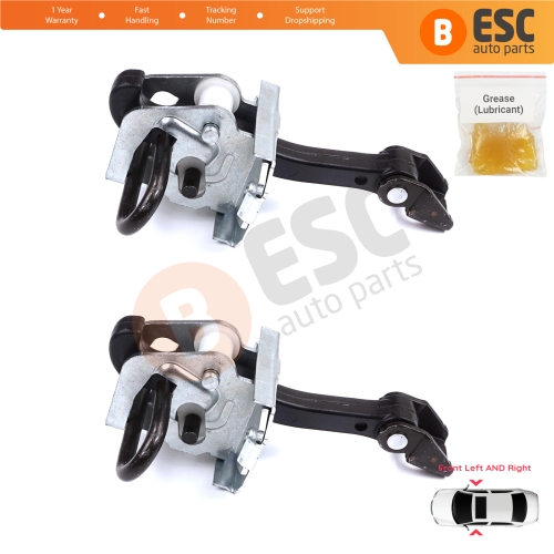 2 Pieces Front Door Hinge Brake Stop Check Strap Limiter 51218160959 for BMW 3 E46 Saloon Estate