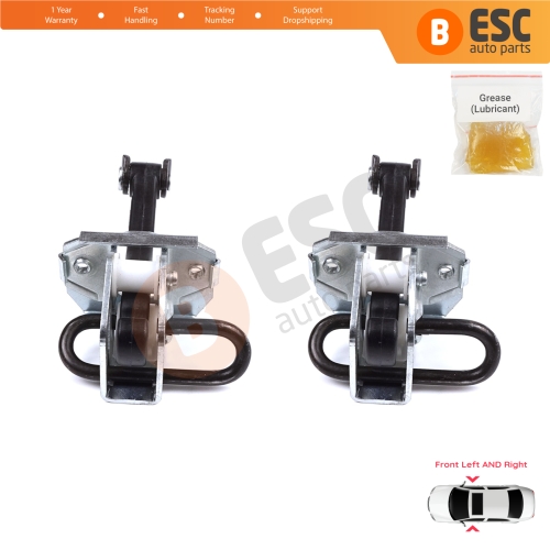 2 Pieces Front Door Hinge Brake Stop Check Strap Limiter 51218160959 for BMW 3 E46 Saloon Estate