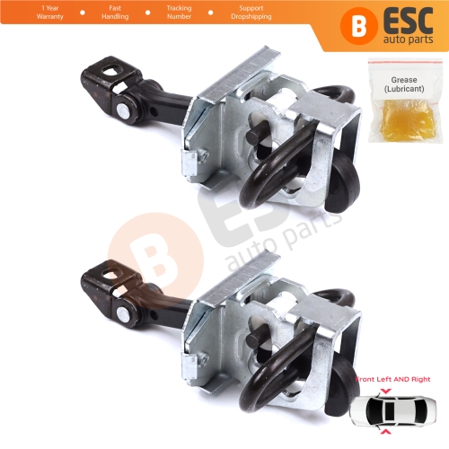 2 Pieces Front Door Hinge Brake Stop Check Strap Limiter 51218160959 for BMW 3 E46 Saloon Estate