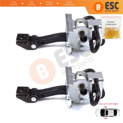 2 Pieces Front Door Hinge Brake Stop Check Strap Limiter 51218160959 for BMW 3 E46 Saloon Estate
