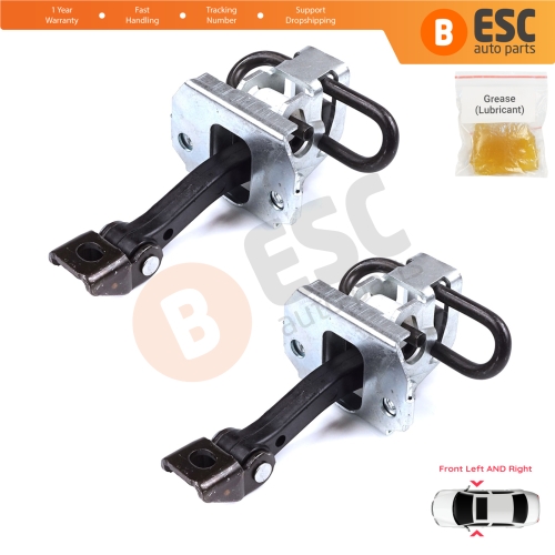 2 Pieces Front Door Hinge Brake Stop Check Strap Limiter 51218160959 for BMW 3 E46 Saloon Estate