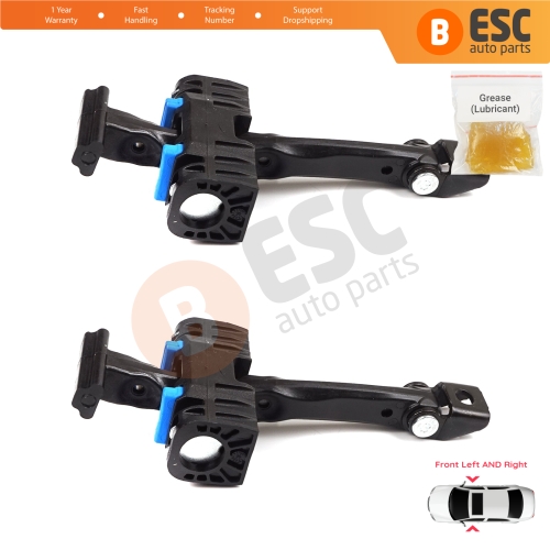 2 Pieces Front Door Hinge Brake Stop Check Strap Limiter for Mini Cooper MK1 MK2 R50 R52 R53 R55 R56 R57 R58 R59 2003-2015 51217176811