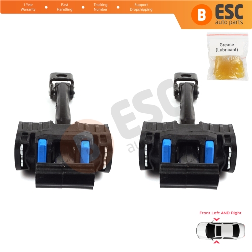 2 Pieces Front Door Hinge Brake Stop Check Strap Limiter for Mini Cooper MK1 MK2 R50 R52 R53 R55 R56 R57 R58 R59 2003-2015 51217176811