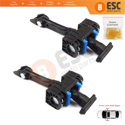 2 Pieces Front Door Hinge Brake Stop Check Strap Limiter for Mini Cooper MK1 MK2 R50 R52 R53 R55 R56 R57 R58 R59 2003-2015 51217176811