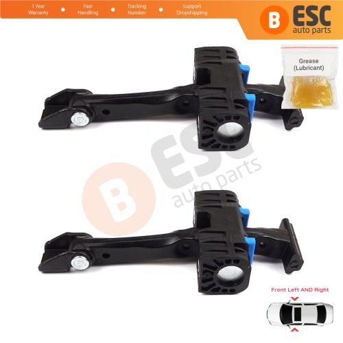 2 Pieces Front Door Hinge Brake Stop Check Strap Limiter for Mini Cooper MK1 MK2 R50 R52 R53 R55 R56 R57 R58 R59 2003-2015 51217176811
