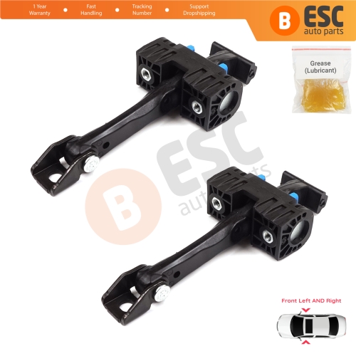 2 Pieces Front Door Hinge Brake Stop Check Strap Limiter for Mini Cooper MK1 MK2 R50 R52 R53 R55 R56 R57 R58 R59 2003-2015 51217176811