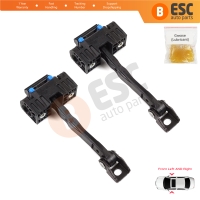2 Pieces Door Hinge Brake Stop Check Strap Limiter for Mini Cooper MK3 F56 F57 2013-2024 3-Door Hatchback Convertible 51217297261