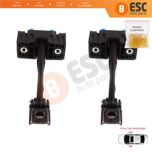 2 Pieces Door Hinge Brake Stop Check Strap Limiter for Mini Cooper MK3 F56 F57 2013-2024 3-Door Hatchback Convertible 51217297261