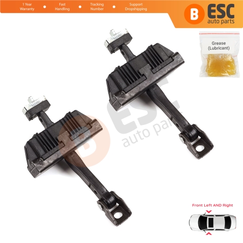 2 Pieces Door Hinge Brake Stop Check Strap Limiter for BMW 3 Series E46 Compact E46/5 2001-2005 3-Door 51218265545	