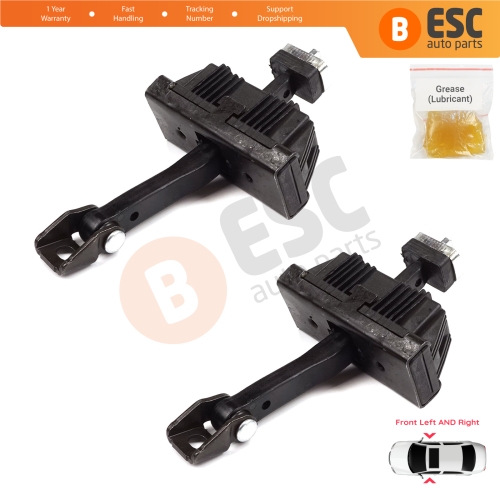 2 Pieces Door Hinge Brake Stop Check Strap Limiter for BMW 3 Series E46 Compact E46/5 2001-2005 3-Door 51218265545	