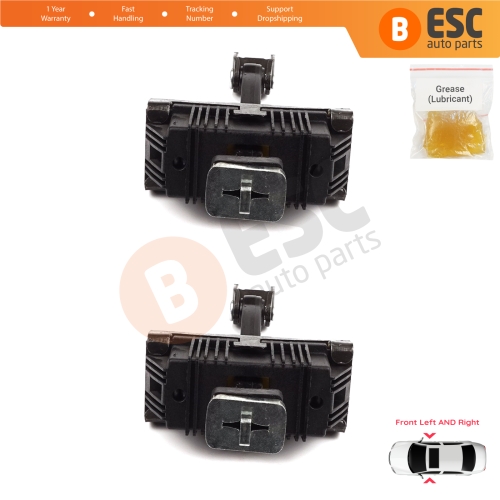 2 Pieces Door Hinge Brake Stop Check Strap Limiter for BMW 3 Series E46 Compact E46/5 2001-2005 3-Door 51218265545	
