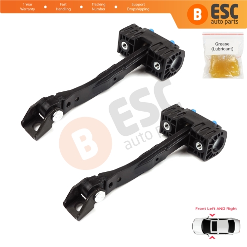 2 Pieces Front Door Hinge Brake Stop Check Strap Limiter for VW Golf MK7 5G 2012-2020 4/5 Door Alltrack Sportsvan Variant e-Golf 5G0837249A