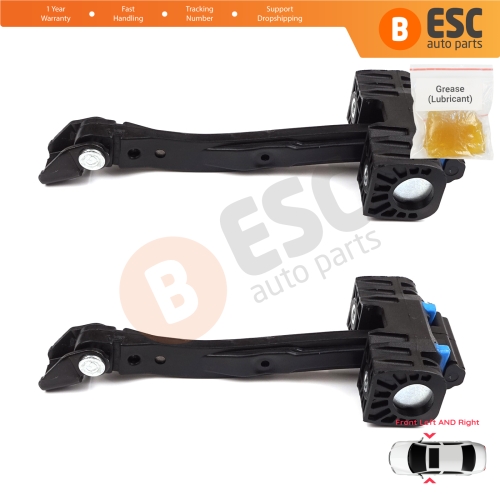 2 Pieces Front Door Hinge Brake Stop Check Strap Limiter for VW Golf MK7 5G 2012-2020 4/5 Door Alltrack Sportsvan Variant e-Golf 5G0837249A