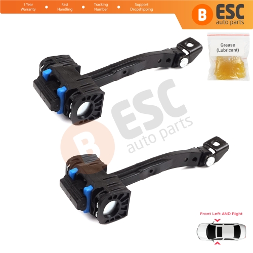 2 Pieces Front Door Hinge Brake Stop Check Strap Limiter for VW Golf MK7 5G 2012-2020 4/5 Door Alltrack Sportsvan Variant e-Golf 5G0837249A