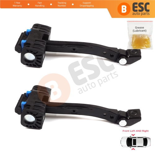 2 Pieces Front Door Hinge Brake Stop Check Strap Limiter for VW Golf MK7 5G 2012-2020 4/5 Door Alltrack Sportsvan Variant e-Golf 5G0837249A