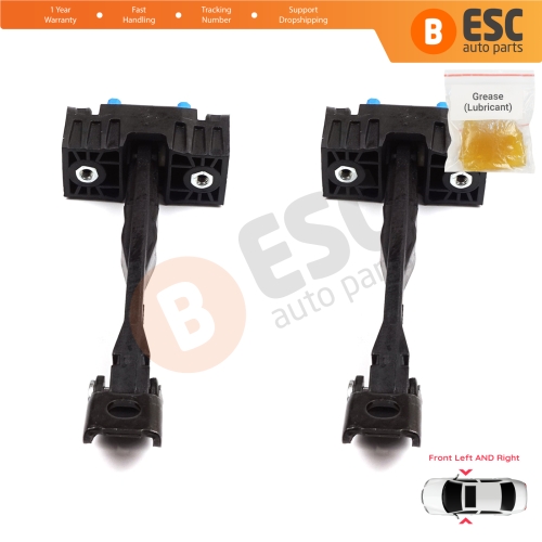 2 Pieces Front Door Hinge Brake Stop Check Strap Limiter for VW Golf MK7 5G 2012-2020 4/5 Door Alltrack Sportsvan Variant e-Golf 5G0837249A