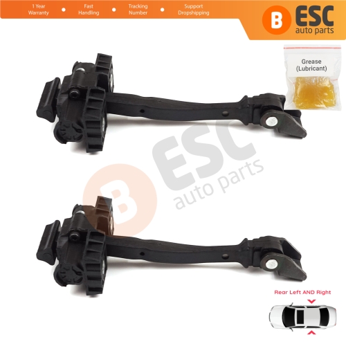2 Pieces Rear Door Hinge Brake Stop Check Strap Limiter for VW Golf MK7 5G 2012-2020 4/5 Door Alltrack Sportsvan Variant e-Golf 5G4839249A
