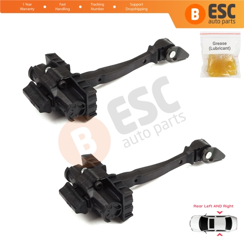 2 Pieces Rear Door Hinge Brake Stop Check Strap Limiter for VW Golf MK7 5G 2012-2020 4/5 Door Alltrack Sportsvan Variant e-Golf 5G4839249A
