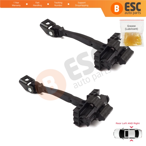 2 Pieces Rear Door Hinge Brake Stop Check Strap Limiter for VW Golf MK7 5G 2012-2020 4/5 Door Alltrack Sportsvan Variant e-Golf 5G4839249A