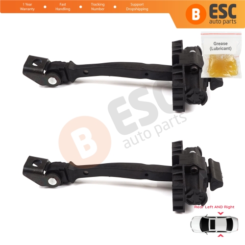 2 Pieces Rear Door Hinge Brake Stop Check Strap Limiter for VW Golf MK7 5G 2012-2020 4/5 Door Alltrack Sportsvan Variant e-Golf 5G4839249A