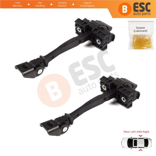2 Pieces Rear Door Hinge Brake Stop Check Strap Limiter for VW Golf MK7 5G 2012-2020 4/5 Door Alltrack Sportsvan Variant e-Golf 5G4839249A